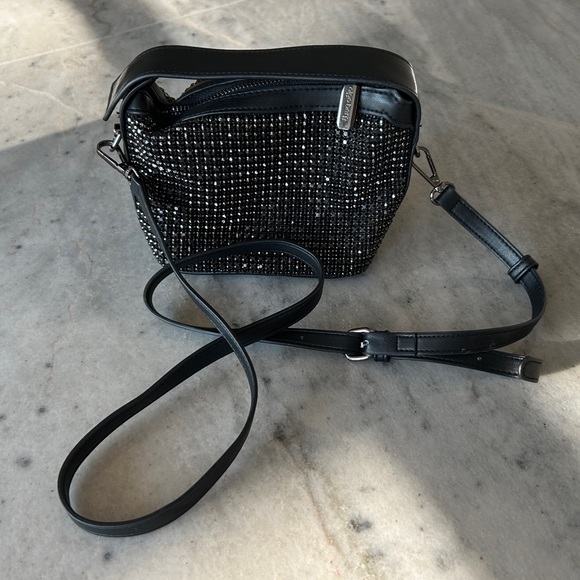 NWOT Olga Berg Alexandra Crystal Bag | Black - Picture 9 of 9